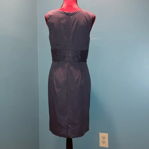 Loft Brown Cotton Dress Size 8 - Picture 5 of 14
